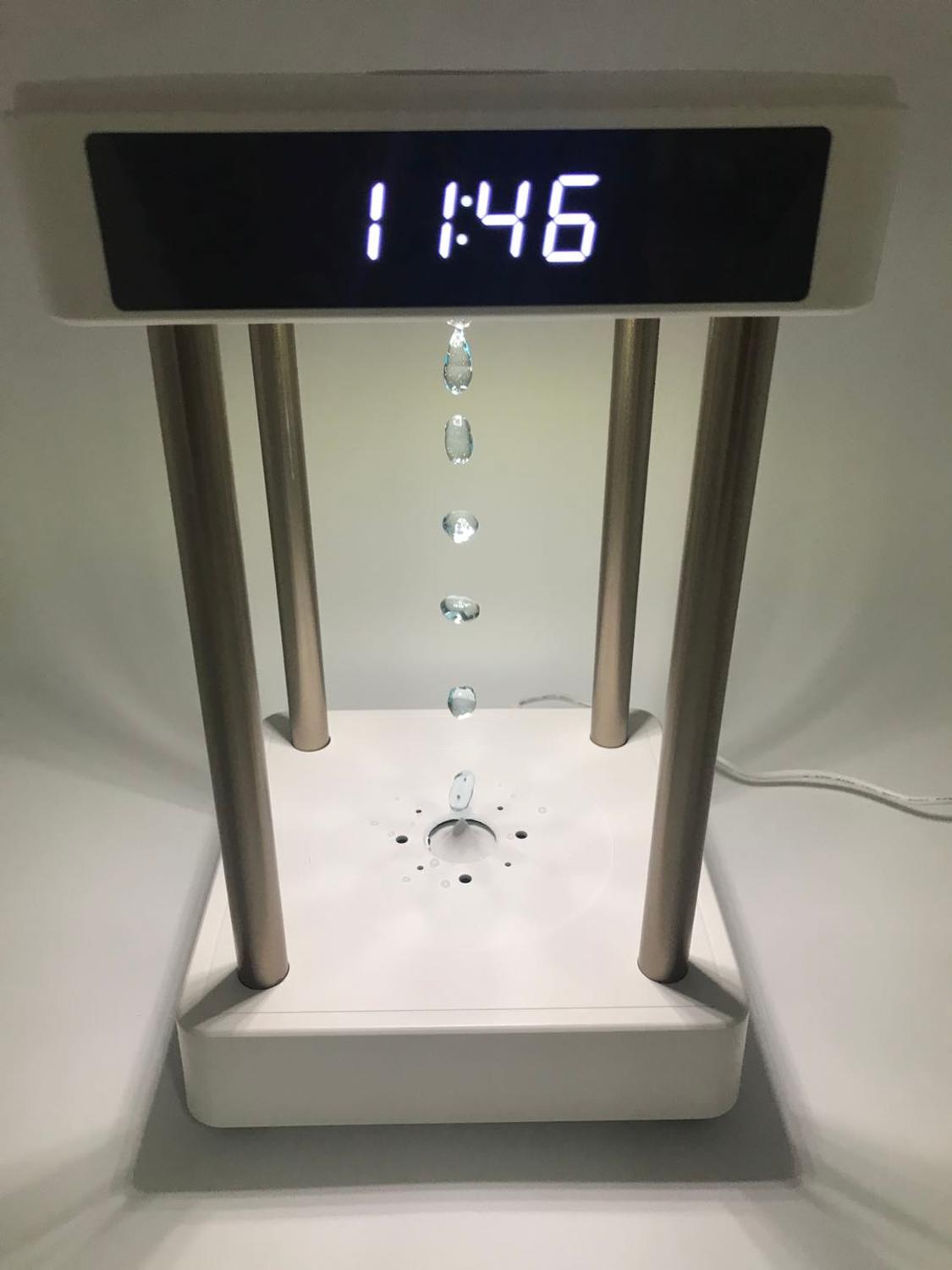 Clock / Anti Gravity Levitating Water Drops