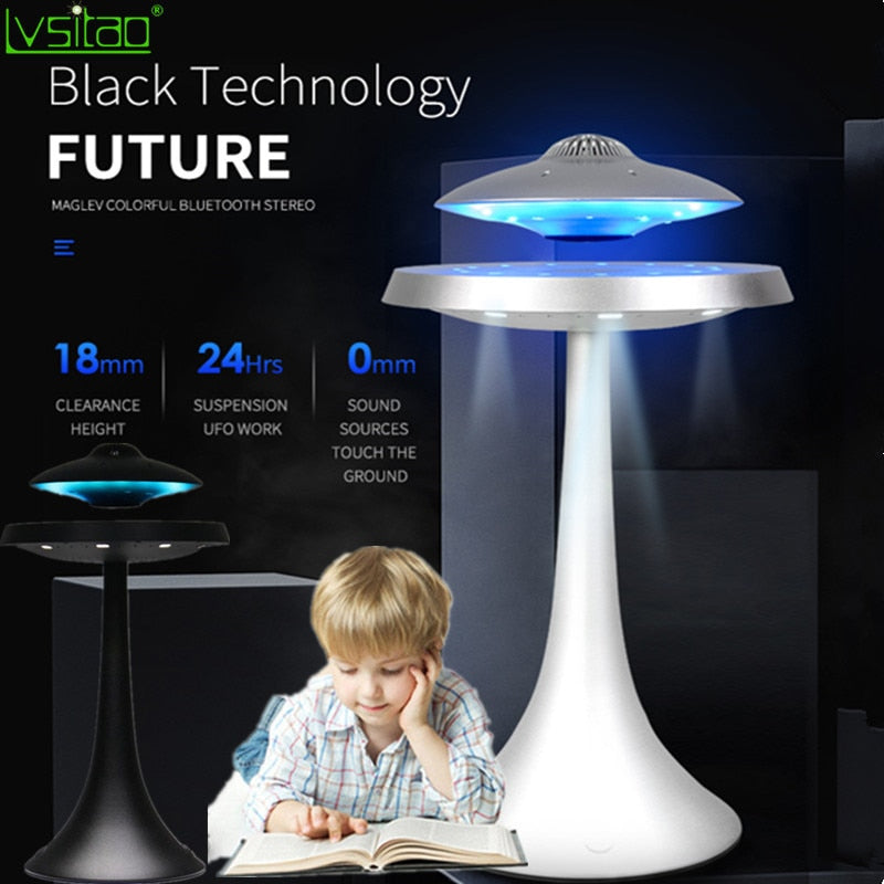 Magnetic Levitating LED Table Lamp / UFO Bluetooth Speaker