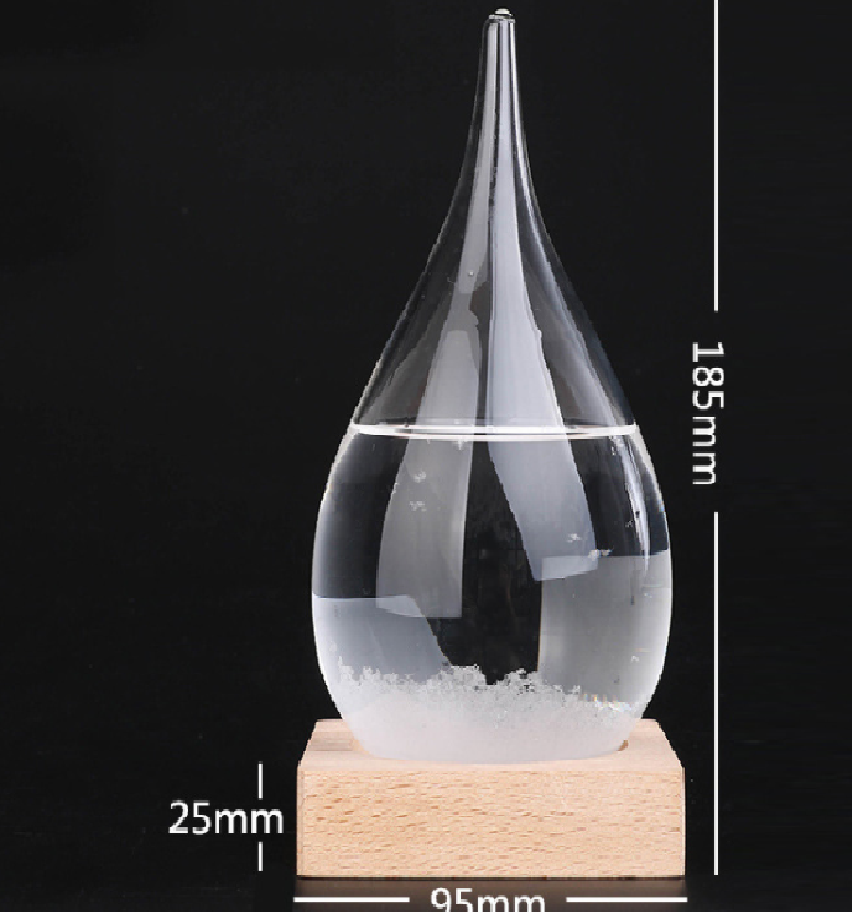 Weather Forecasting Bottle / Droplet Storm Glass